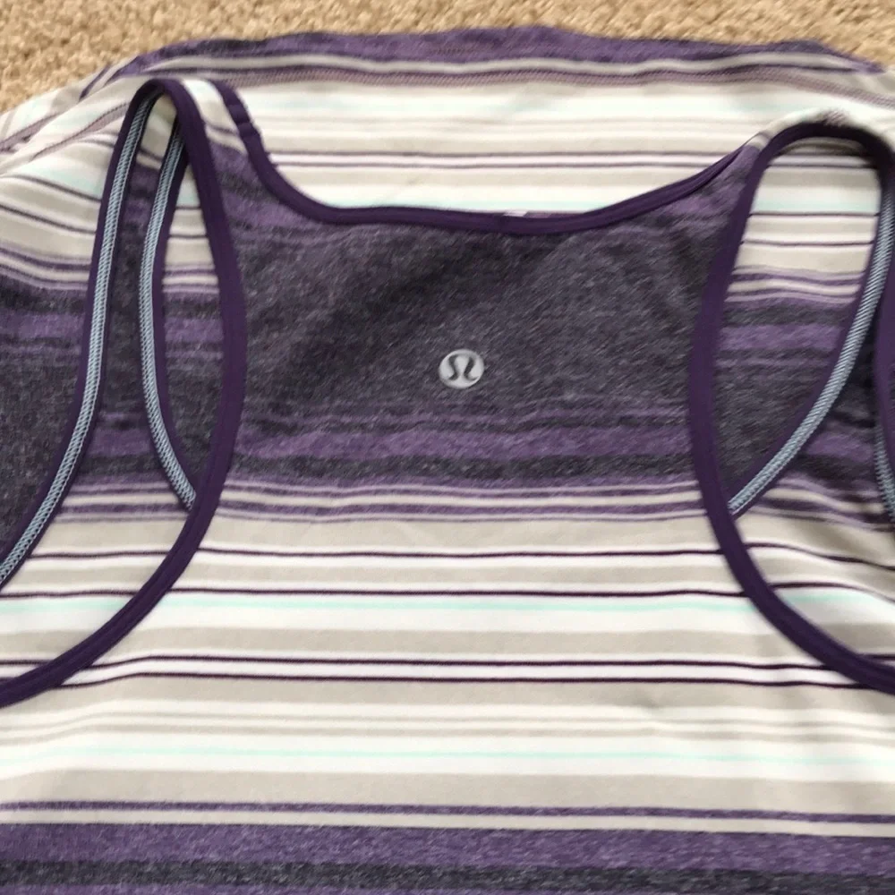 LULULEMON Athletica Size S striped tank top